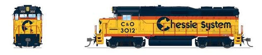 Broadway Ltd - HO EMD GP30 no sound C&O #3012