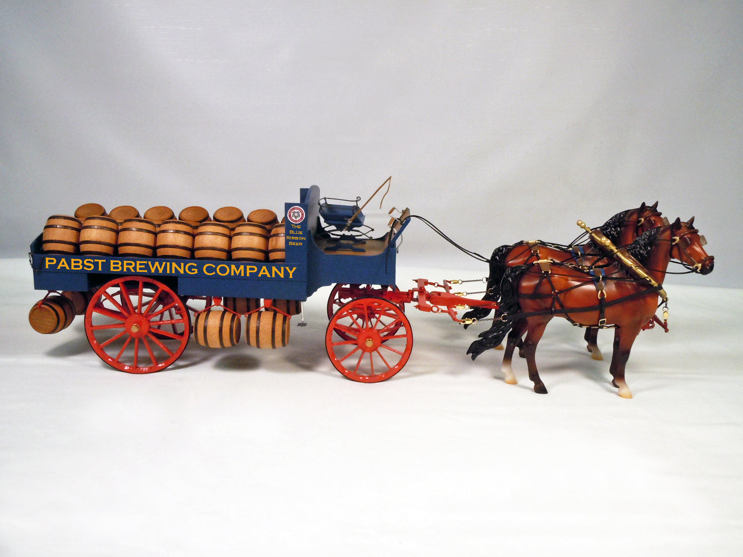 Beer Wagon Harnessed Breyer Horses Combo 1:12 Scale