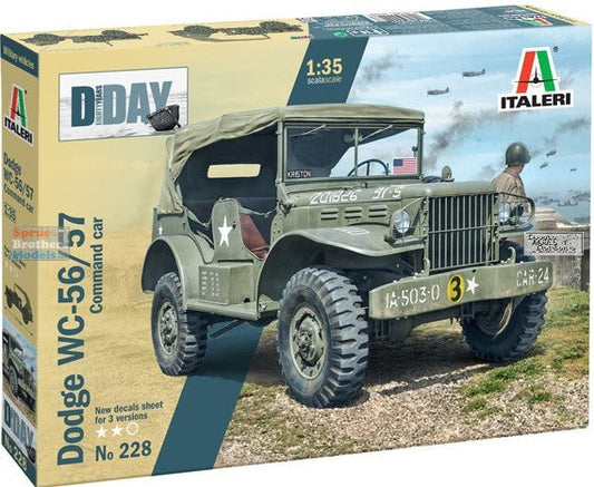 Italeri - Dodge WC-56/57 Command Car - Scale 1/35