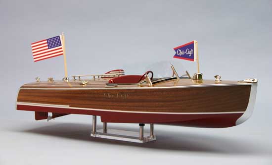 Dumas - #1254 1941 CHRIS-CRAFT 16' HYDROPLANE MODEL BOAT KIT SCALE 1/8