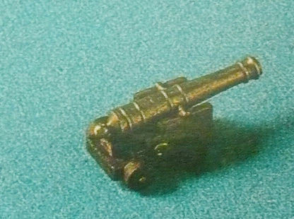 Corel - C-32 Cannon Kit 30 mm long - Burnished White Metal, Wood & Brass1/pk