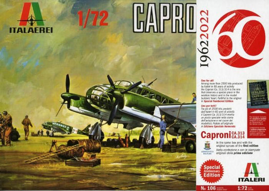 Italeri - 1:72 Caproni Ca. 313/314 (Vintage Li