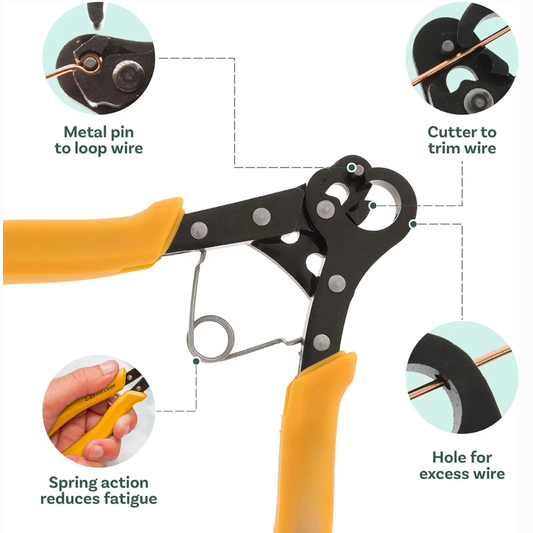 Model Expo Tools - Jackstay Eyebolt maker - One Step Looper Loop Pliers 1.5mm