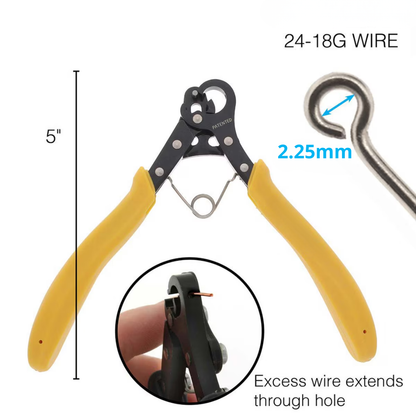 Model Expo Tools - Jackstay Eyebolt maker - One Step Looper Loop Pliers 2.25mm