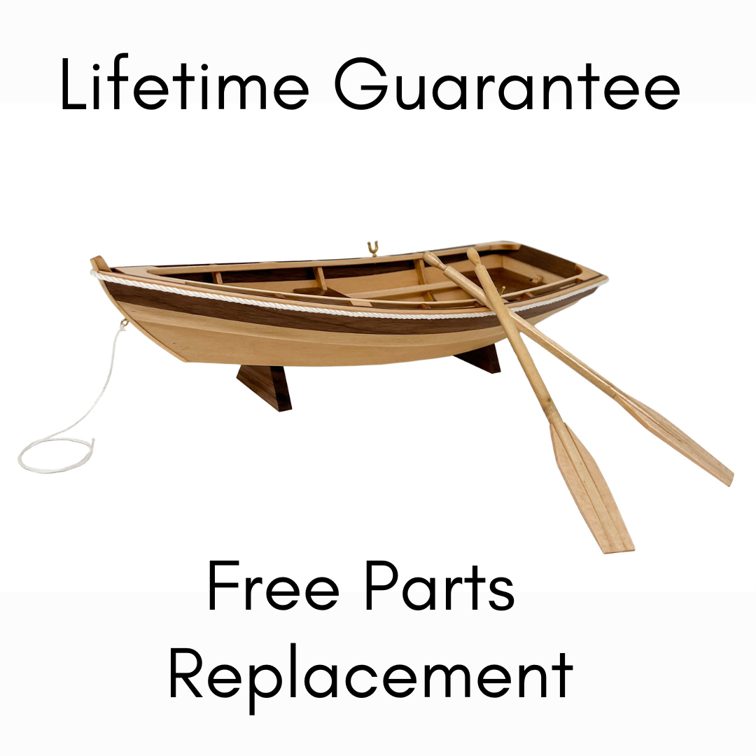 Midwest - Dinghy 1:12 + Complete set of Tools, Paint and Glue