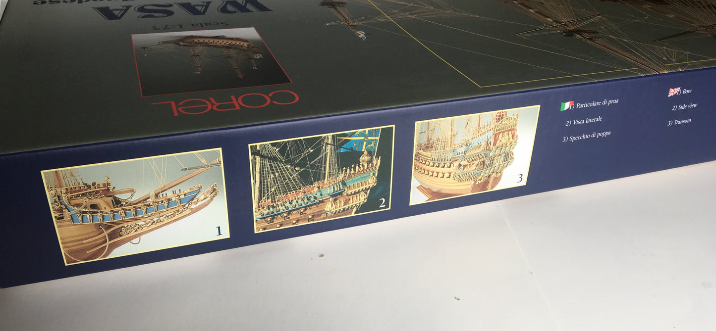 Corel - WASA, 17TH C. WARSHIP 1:75 SCALE