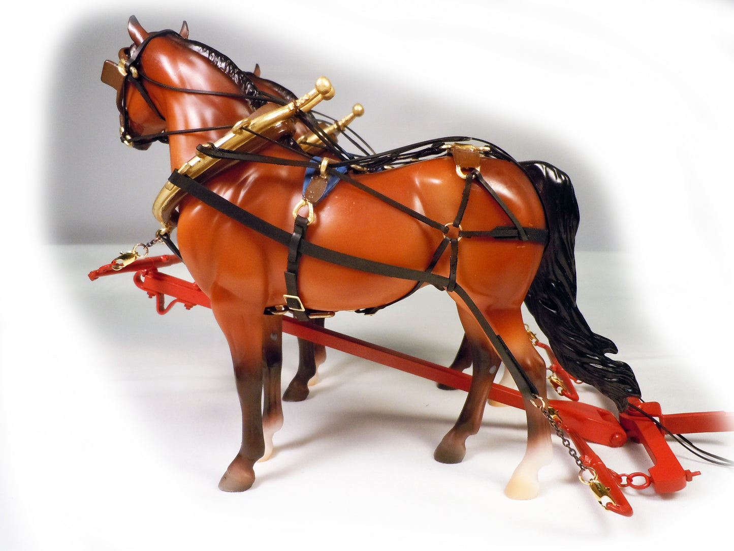 Two Horse Hitch and Harnesses (Horses available but not included)
