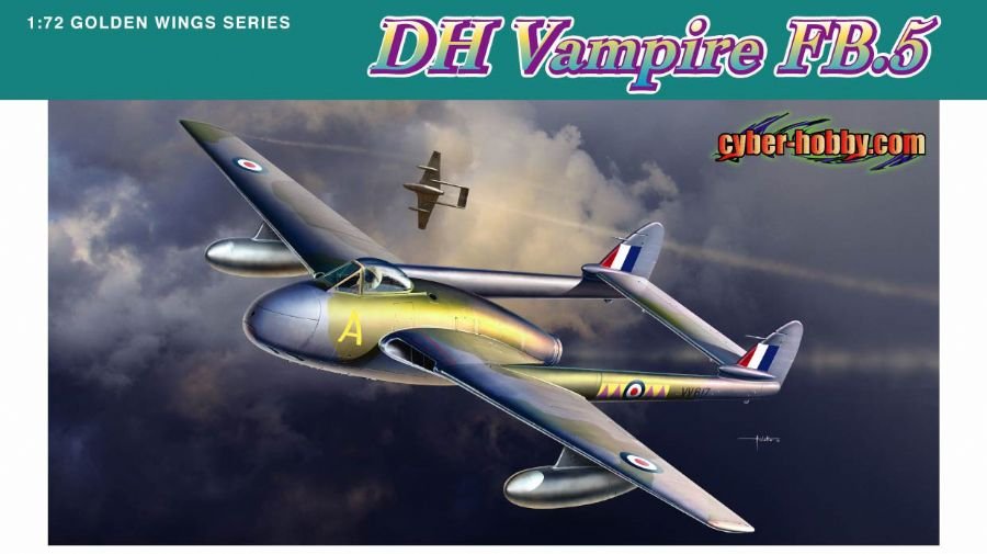 DML - DH Vampire FB5 RAF Fighter 1:72