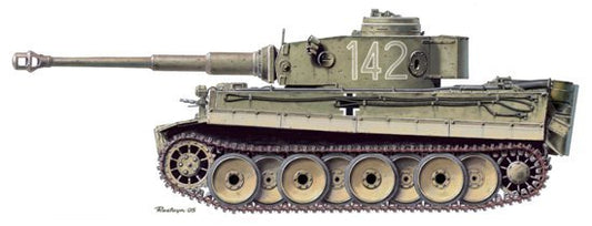 DML - Tiger I Tunisian Initial Production 1:35