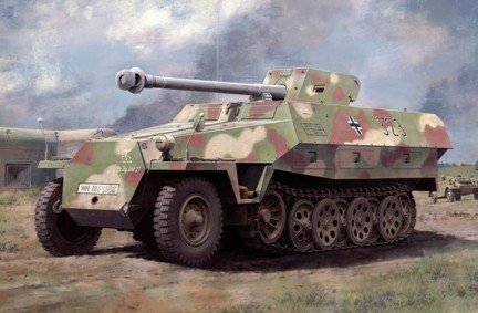 DML - SdKfz 251/22 Ausf D Halftrack w/7.5 1:35