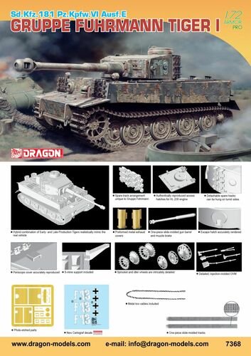 DML - PzKpfw VI Ausf E SdKfz 181 Tiger I 1:72