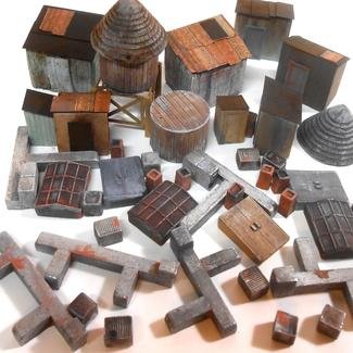 Downtown Deco - HO Rooftop Details Set