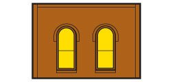 Design Preservation Model - Ho First Story Window