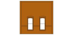 Design Preservation Model - Ho Street Level Rect Window