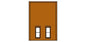 Design Preservation Model - Ho Two Story Rect Lower Window