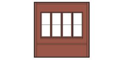 Design Preservation Model - Ho Dock Level Victorian Window