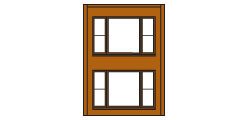 Design Preservation Model - Ho Two Story 20th Cent Window
