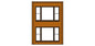 Design Preservation Model - Ho Two Story 20th Cent Window