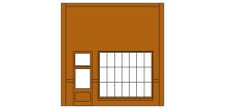 Design Preservation Model - Ho Street Level Steel Sash