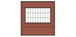 Design Preservation Model - Ho Dock Level Steel Sash Wind