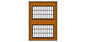 Design Preservation Model - Ho Two Story Steel Sash Window
