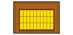 Design Preservation Model - Ho One Story Steel Sash Window