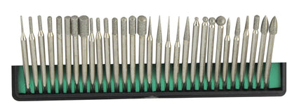Sona 30 Piece Diamond Burr Set, 150 Grit