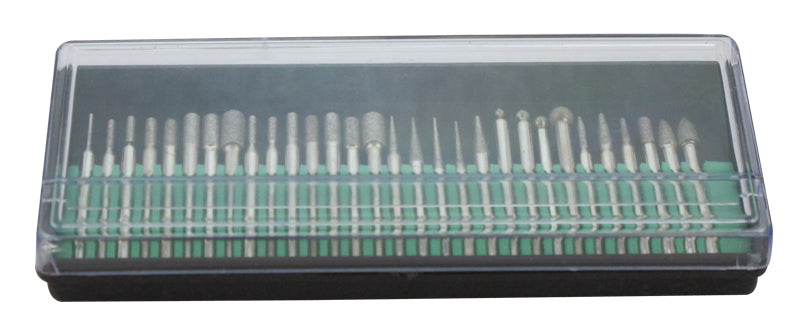 Sona 30 Piece Diamond Burr Set, 150 Grit