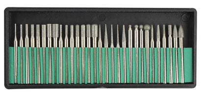 Sona 30 Piece Diamond Burr Set, 150 Grit
