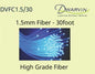 Dwarvin Lighting - DVFC1.5 30' 1.5mm End Glow Fiber Optic