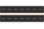 Easy Streets - HO Easy St. Fresh Asphalt 10' Interstate