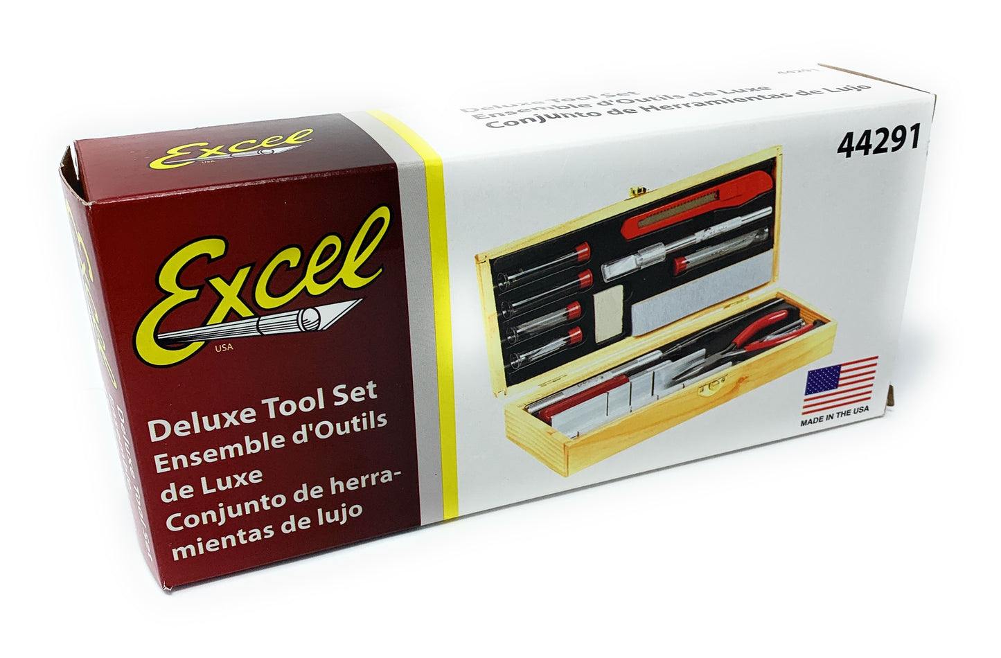 Excel Deluxe Ship Modelers Tool Set in Wooden Box