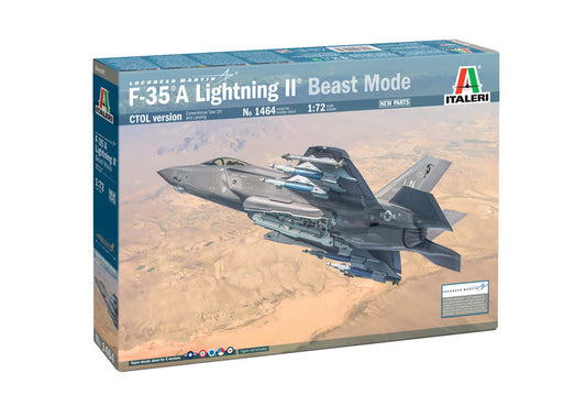 Italeri - F-35A LIGHTNING II CTOL version (Beast Mode) 1/72 Scale