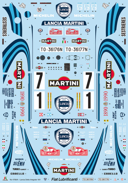 Italeri - 1:12 Lancia Delta HF integrale 16v