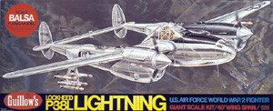 Guillows - P-38 Lightning 40'