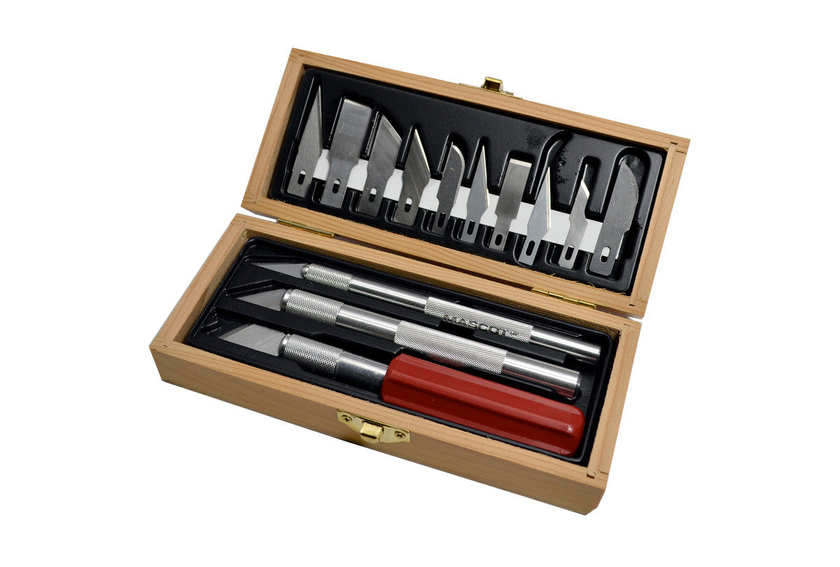 Grobet - 3 Knife Set In Chest