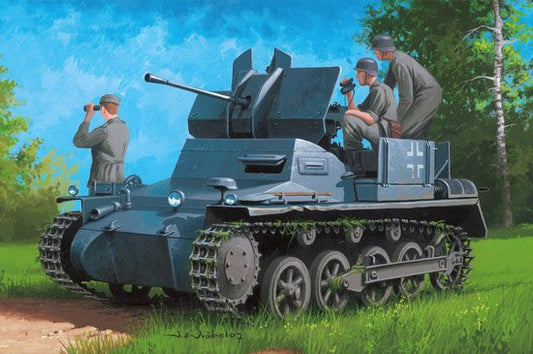 Hobby Boss - Flakpanzer Ia w/Ammo.Trlr 1:35