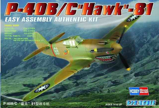 Hobby Boss - P-40B/C Hawk 81 1:72