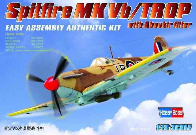 Hobby Boss - Spitfire Mk.Vb Trop 224wc 1:72