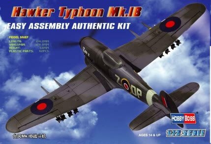 Hobby Boss - Hawker Typhoon 1:72