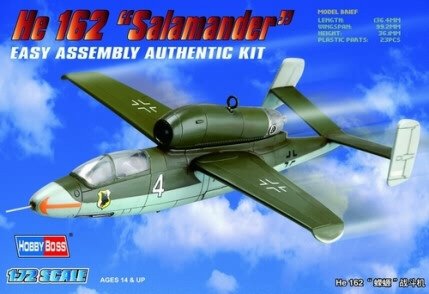 Hobby Boss - Heinkel He-162 Salamander 1:72