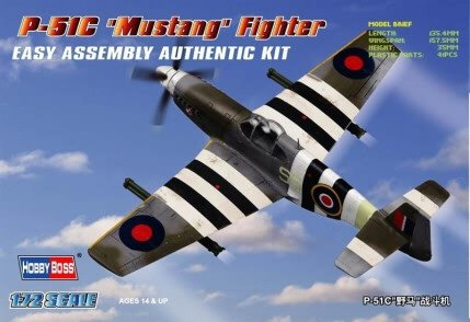 Hobby Boss - P-51C Mustang 1:72