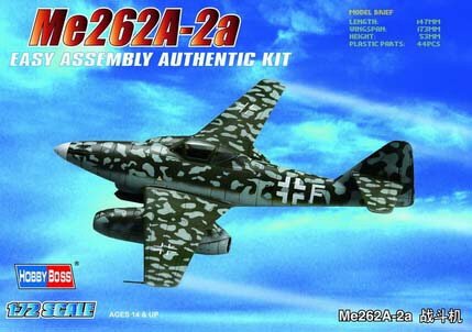 Hobby Boss - Me-262A-1A Messerschmidt 1:72
