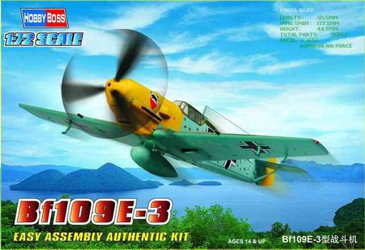 Hobby Boss - Bf-109E-3 Messerschmitt 1:72