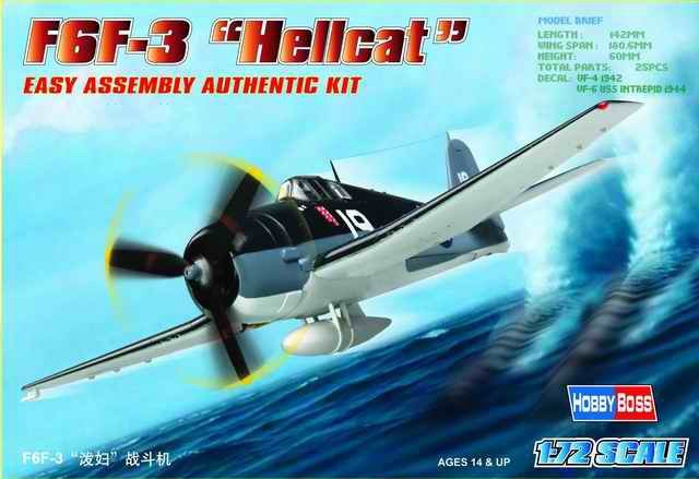 Hobby Boss - F6F-3 Hellcat 1:72