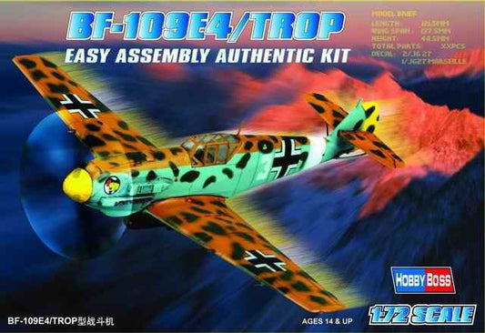 Hobby Boss - Bf-109E-4 Tropical 1:72