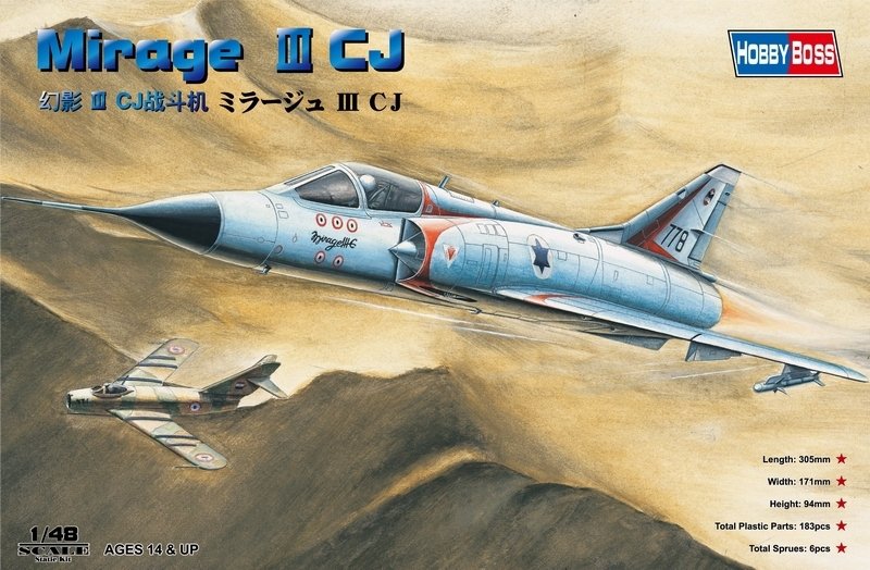 Hobby Boss - Mirage Iii Cj 1:48