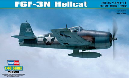 Hobby Boss - F6F-3N Hellcat 1:48