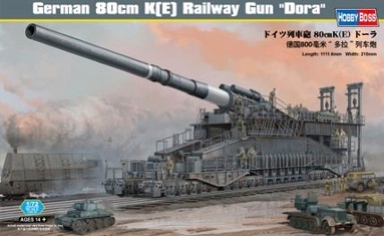 Hobby Boss - German Dora Railway Gun 1:72