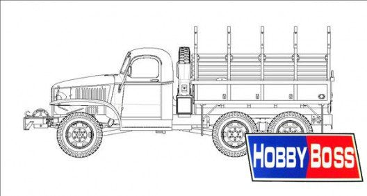Hobby Boss - Us Gmc Cckw-352 Cargo Truck:35